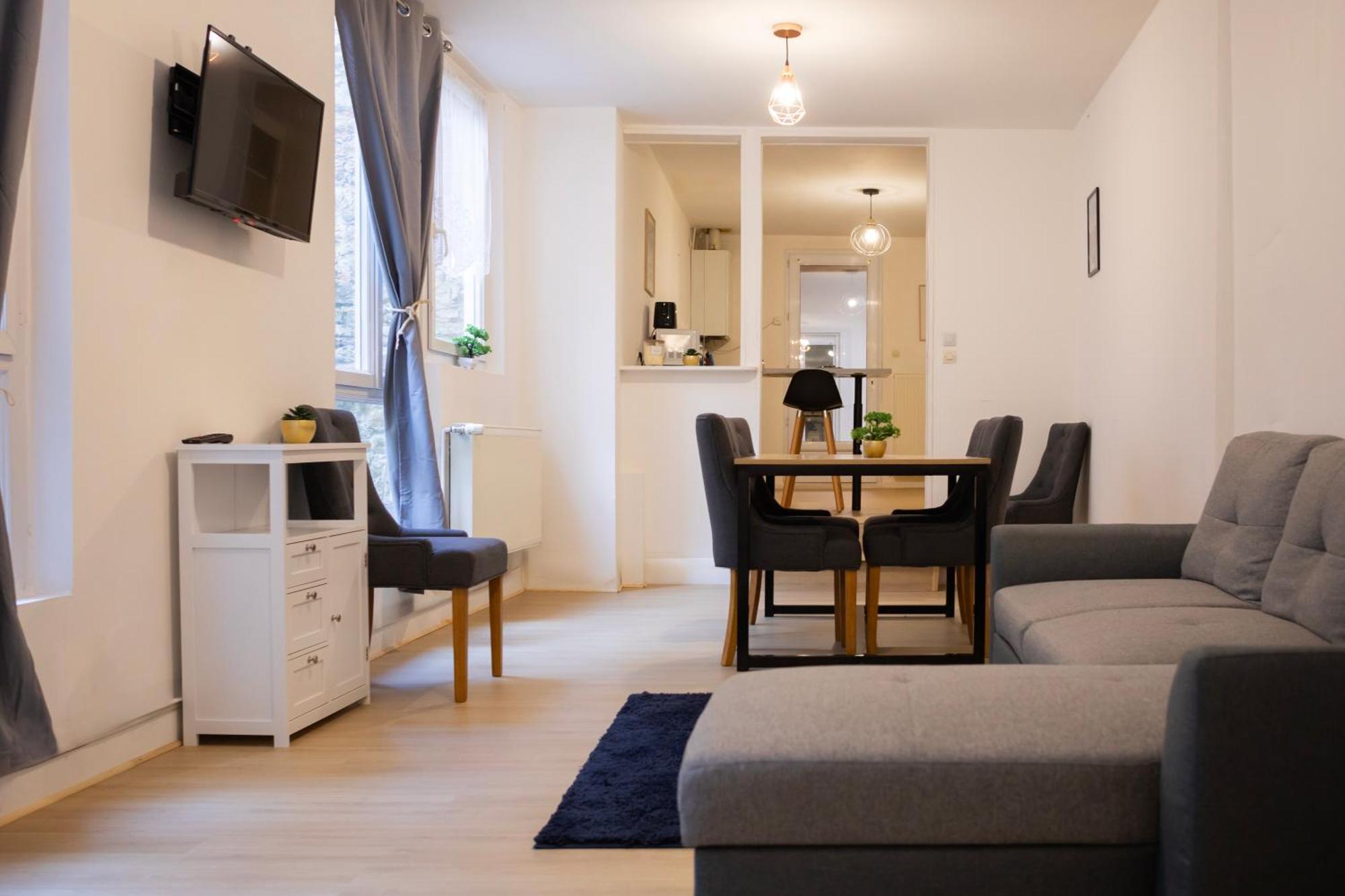 Spa Central Charmant Duplex Cosy 90M2 A 300M Rue Pietonne Et 500 M Du Port 滨海布洛涅 外观 照片
